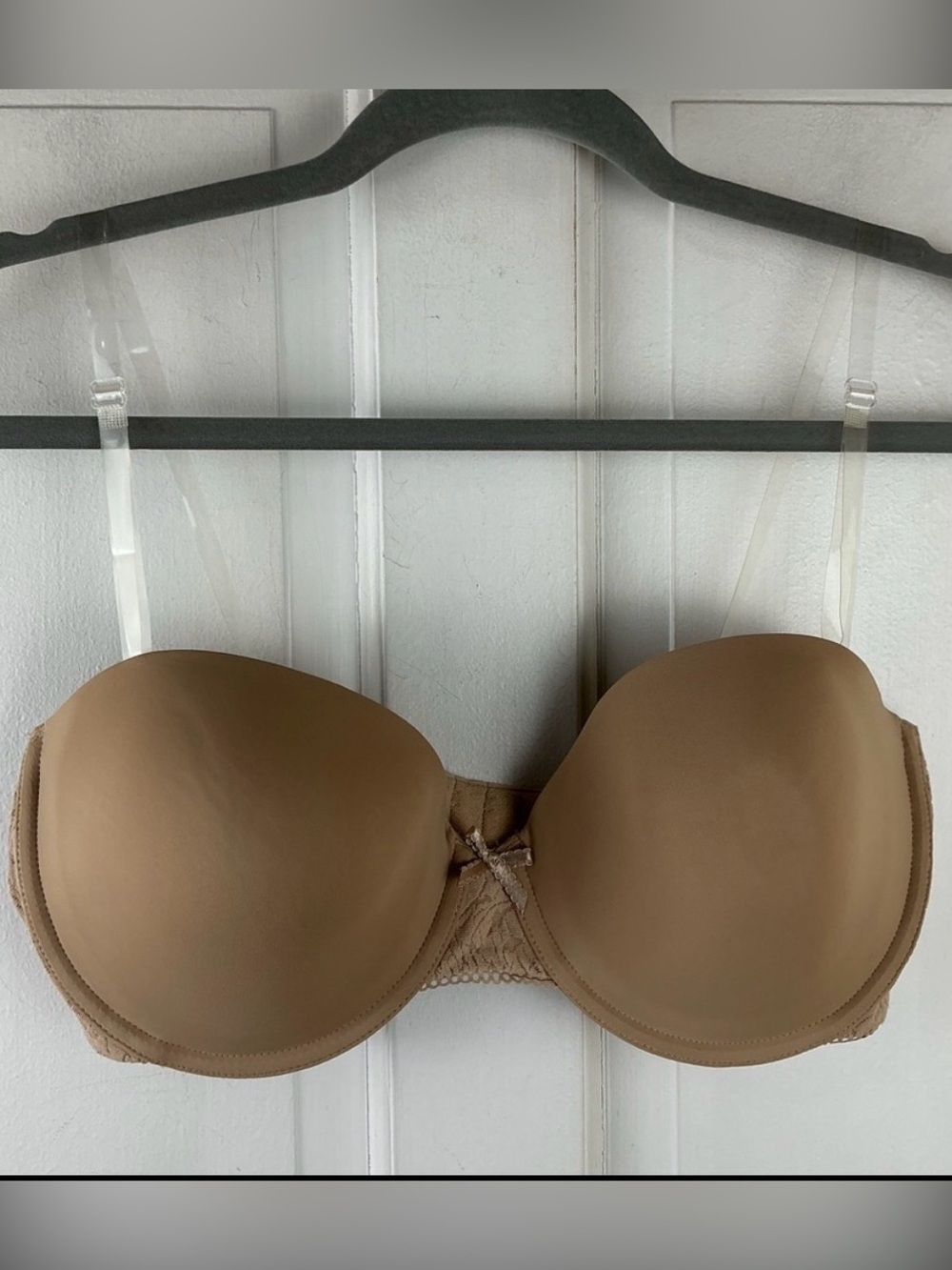 Wacoal Nude Strapless Bra Underwire Lace 36D